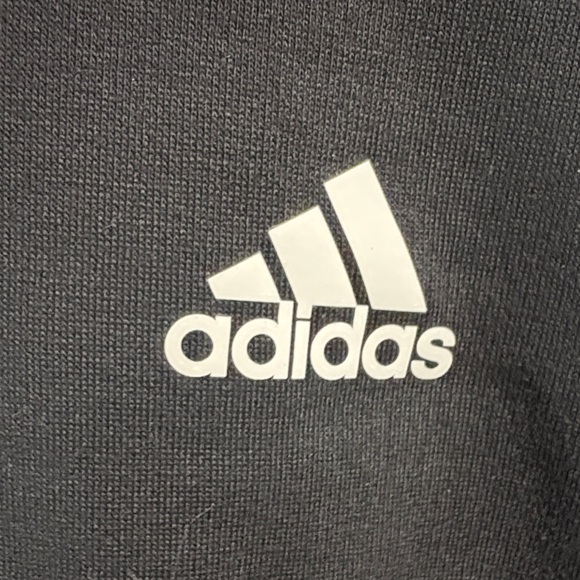 Adidas Black Half-Zip Sweatshirt with Logo - Picture 2 of 5